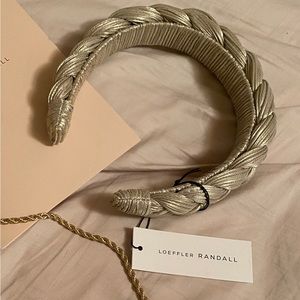NWT Loeffler Randall Pleated Headband